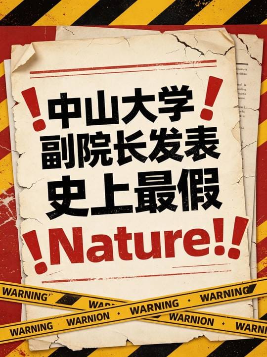 史上最假Nature论文属于中山大学副院长不服来辩_学术不端_sci_学术造假_科研科普新锐扶持计划