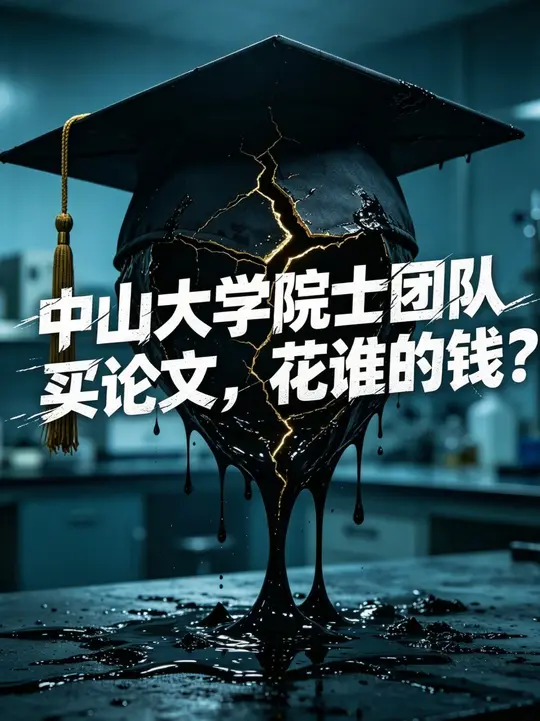 中山大学院士团队买论文_花谁的钱_ 展示徐院士团队论文买卖和造假的证据__大学 _科研 _论文 _学术不端 _论文工厂 _抖音科普_cover